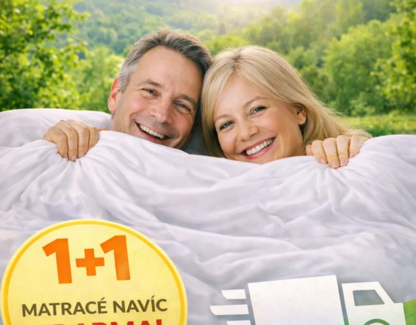 Akce 1+1 zdarma – české matrace